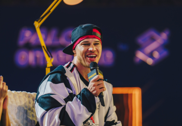 José Loreto no Palco do Omelete - Foto: Reprodução/ thegilbz